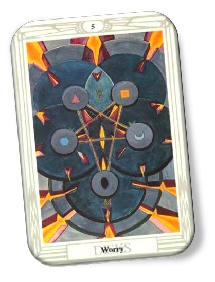 5 of Disks Thoth Tarot Card Meanings .